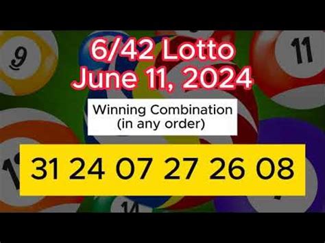 Complete PCSO Lotto Results June 11, 2024.
